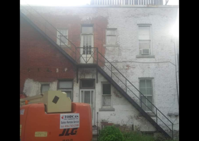Victorian Restoration | Toronto | Brick Repair | Brick Cleaning | Brick Paint Removal | Brick Tuck Pointing | Home under reno 13