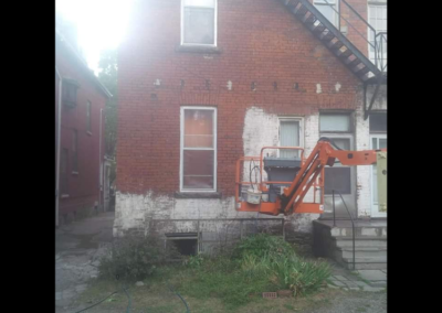 Victorian Restoration | Toronto | Brick Repair | Brick Cleaning | Brick Paint Removal | Brick Tuck Pointing | Home under reno 14