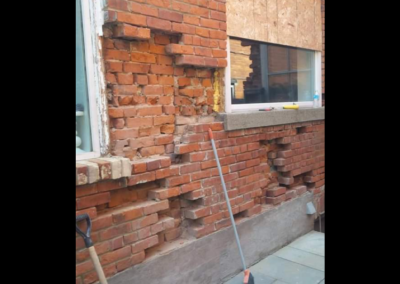 Victorian Restoration | Toronto | Brick Repair | Brick Cleaning | Brick Paint Removal | Brick Tuck Pointing | Home under reno 15