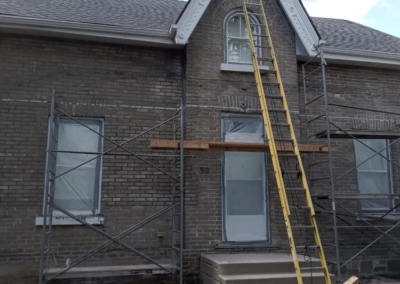 Victorian Restoration | Toronto | Brick Repair | Brick Cleaning | Brick Paint Removal | Brick Tuck Pointing | Home under reno 17