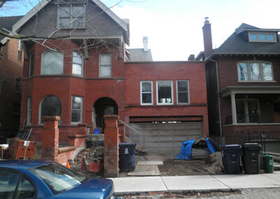 Victorian Restoration | Toronto | Brick Repair | Brick Cleaning | Brick Paint Removal | Brick Tuck Pointing | Home under reno 3