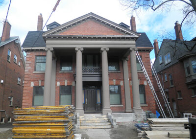 Victorian Restoration | Toronto | Brick Repair | Brick Cleaning | Brick Paint Removal | Brick Tuck Pointing | Home under reno 4