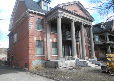 Victorian Restoration | Toronto | Brick Repair | Brick Cleaning | Brick Paint Removal | Brick Tuck Pointing | Home under reno 5