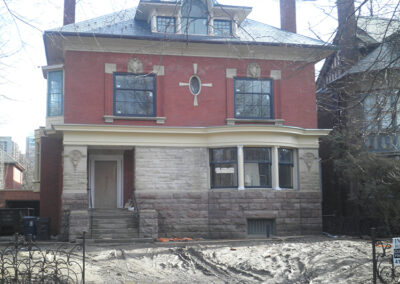 Victorian Restoration | Toronto | Brick Repair | Brick Cleaning | Brick Paint Removal | Brick Tuck Pointing | Home under reno 7